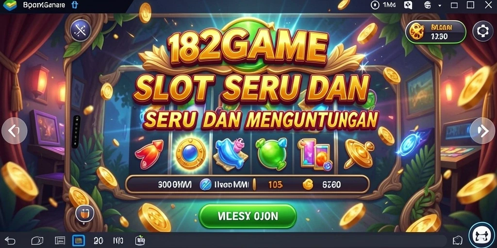 Tangkapan layar 182GAME menampilkan gameplay slot yang mengasyikkan.