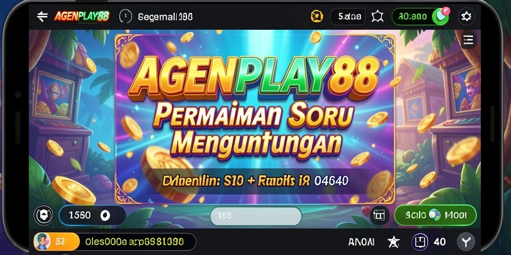 Tangkapan layar AGENPLAY88 menampilkan mesin Slot dengan grafik menakjubkan.