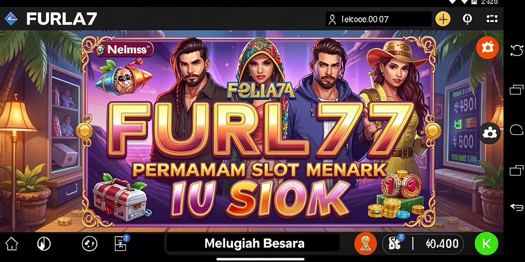 Tampilan gameplay menarik dari FURLA77 dengan grafik memukau.