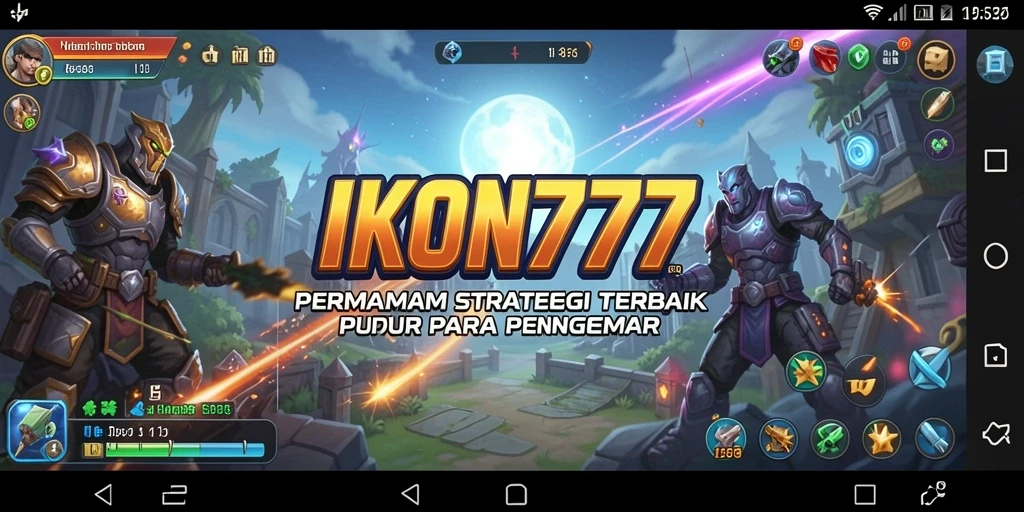 Tangkapan layar gameplay <strong>IKON777</strong> yang menampilkan aksi pertempuran strategi yang seru.