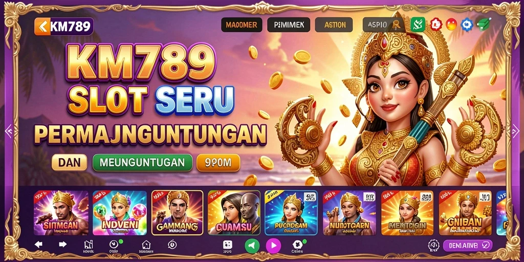 Tampilan menarik dari gameplay KM789 yang penuh warna dan keseruan.