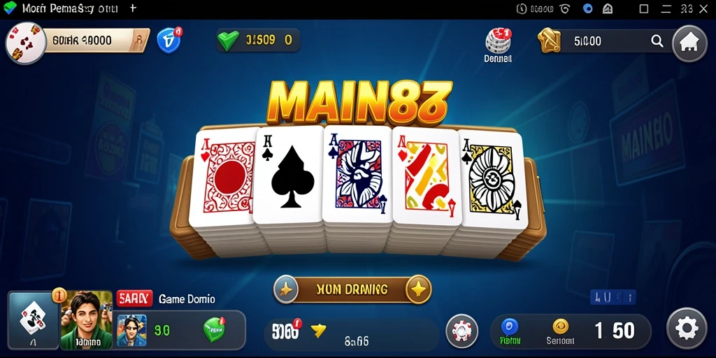 Gameplay seru domino di MAIN88 dengan grafis menarik