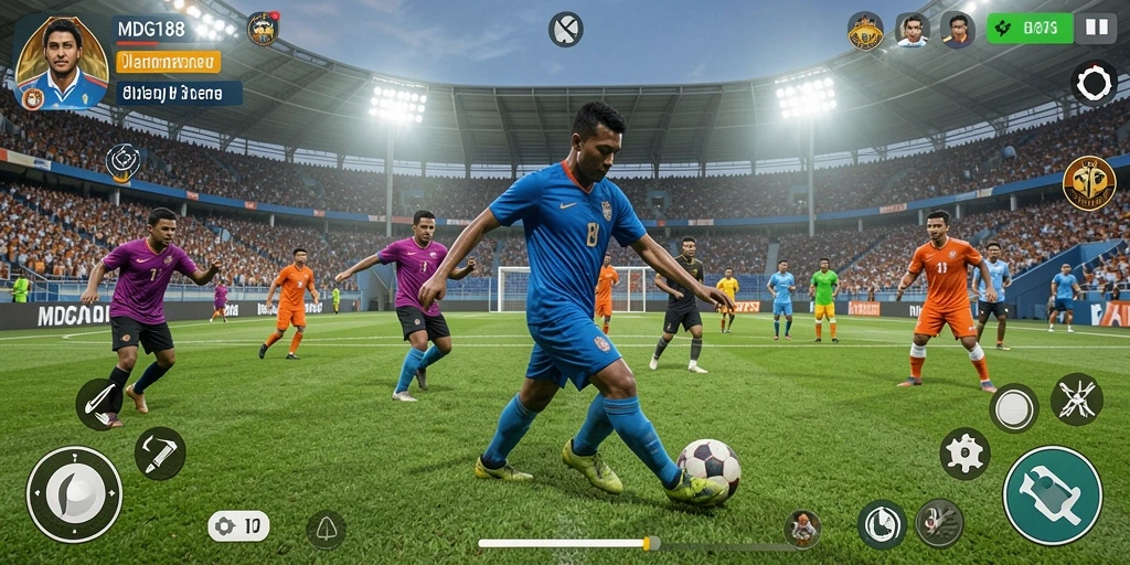 Tampilan gameplay seru MDG188 dengan berbagai cabang olahraga.