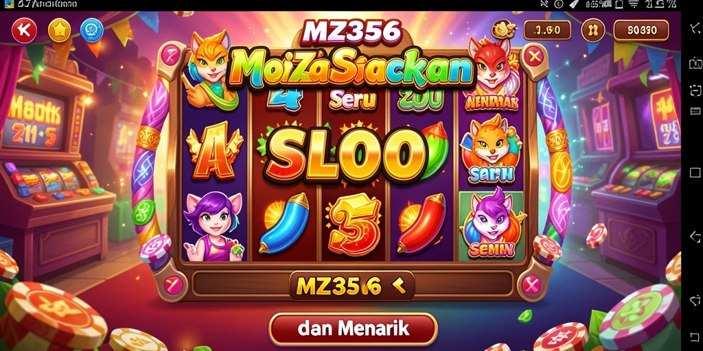 Tampilan gameplay seru dari MZ356 dengan fitur slot yang menarik.