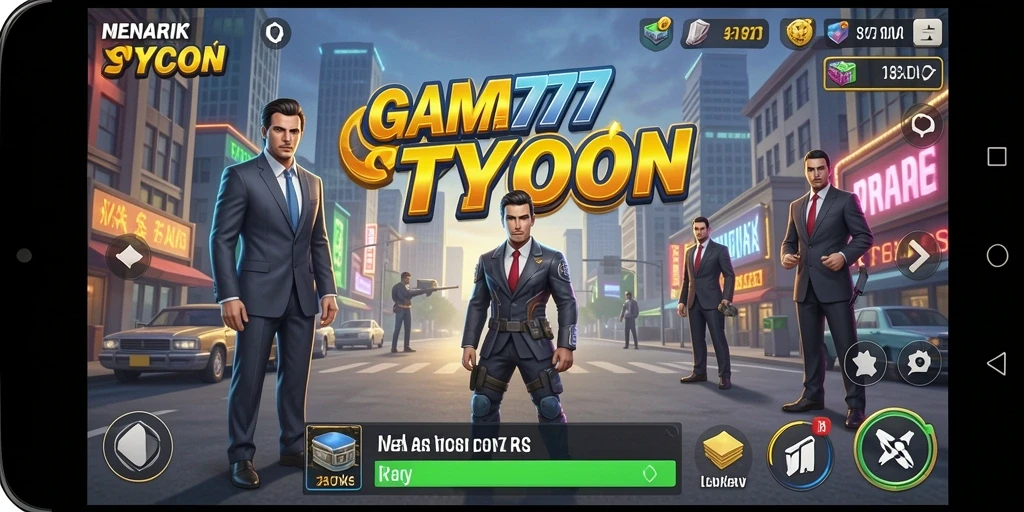 Tampilan gameplay NA777 yang menampilkan strategi bisnis yang menarik.