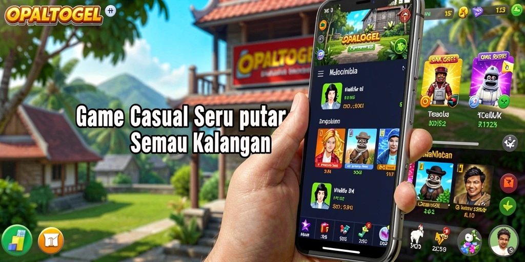 Tampilan gameplay seru dan penuh warna dalam OPALTOGEL.