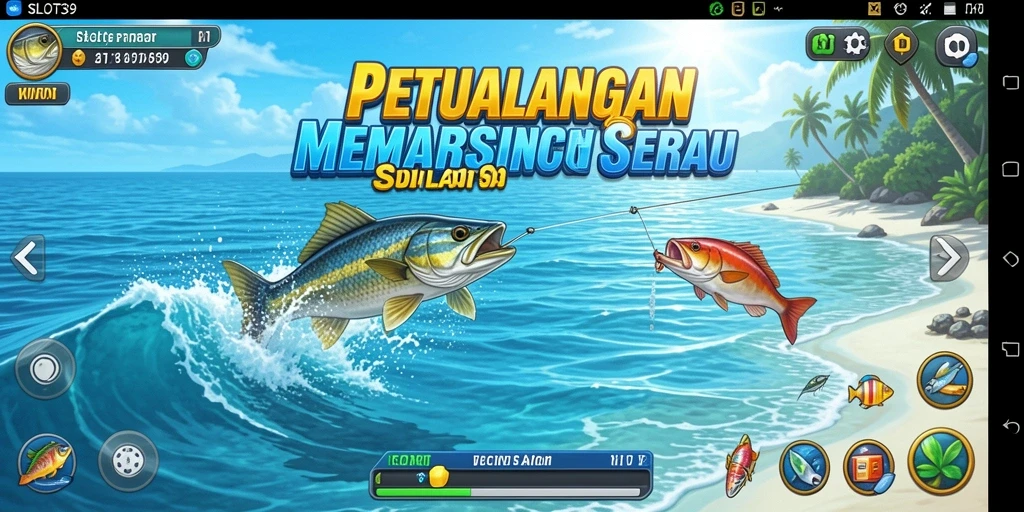 Tangkapan ikan yang spektakuler dalam gameplay SLOT39.