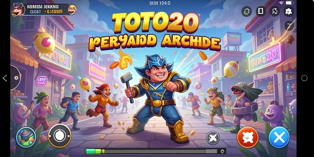 Tampilan gameplay TOTO20 yang seru dan menantang.