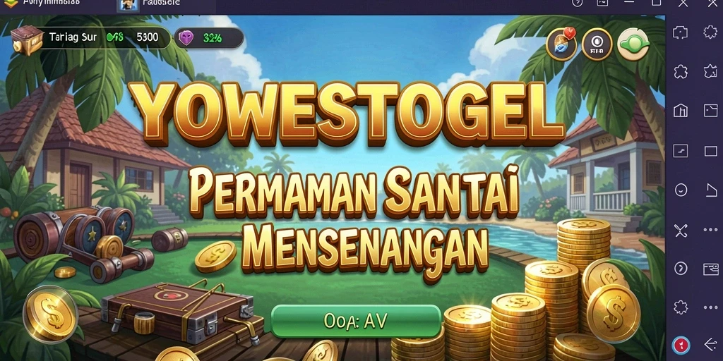 Tampilan gameplay yang menyenangkan dari YOWESTOGEL